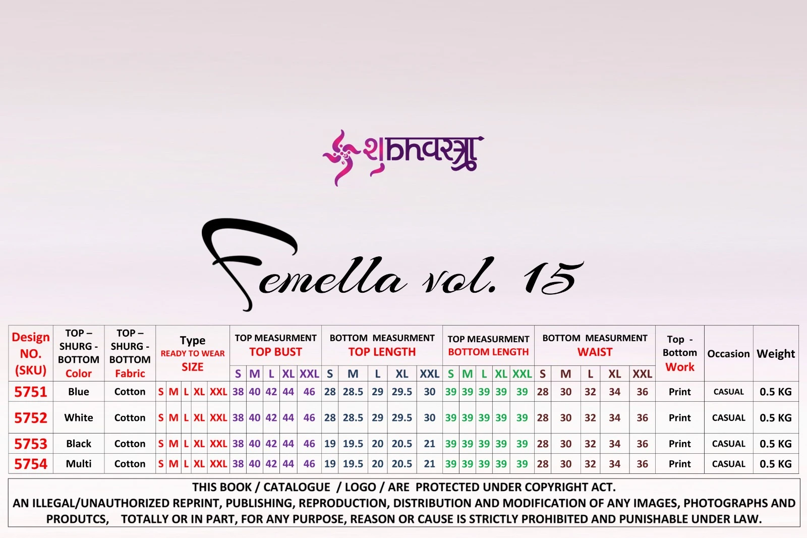 Shubhvastra Femella Vol 15 Cotton Wholesale Western Co-Ords Set Catalog — Wholesale Kurtis, MPA wholesale from Surat - Gallery Image 5